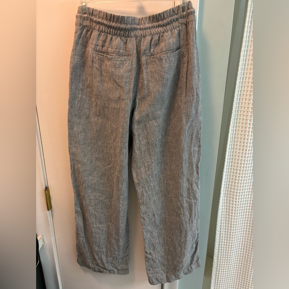 Athleta Retreat Linen High Rise Wide Leg Pant - Picture 4 of 8